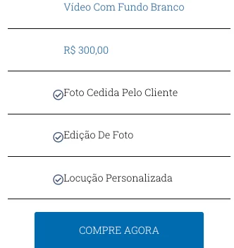Vídeo com Fundo Branco