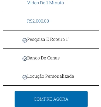 Aqui Você irá contratar os Produtos e Serviços